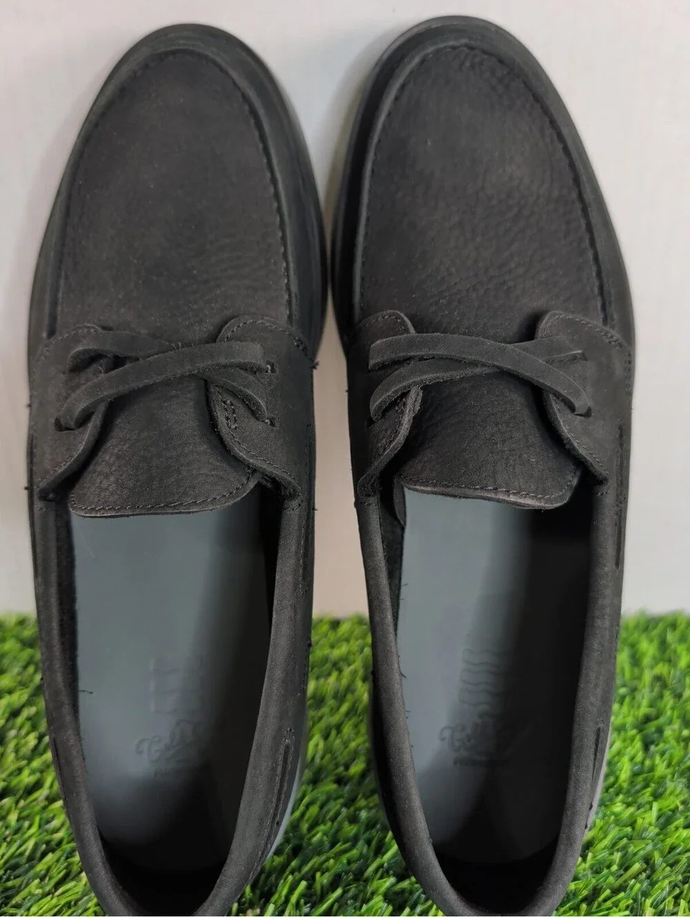 Sperry Men’s Gold Cup Plushware Dress Shoes / Boat Shoes - Black - Size 9- New